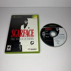 Scarface the World is Yours (Microsoft Xbox, 2006) No Manual Tested And Working