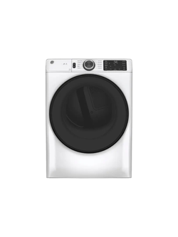 GE - 7.8 cu.ft. Smart Front Load Gas Dryer in White with Sanitize Cycle, ENERGY STAR