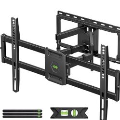 USX Mount Full Motion TV Wall Mount for Most 42-86 inch Flat Screen/LED/4K, TV Mount Bracket Dual Swivel