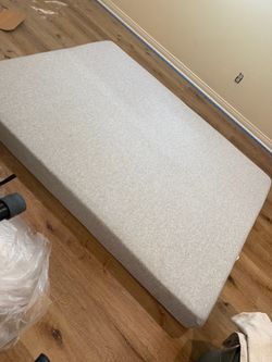 Queen Foam Mattress Light Gray