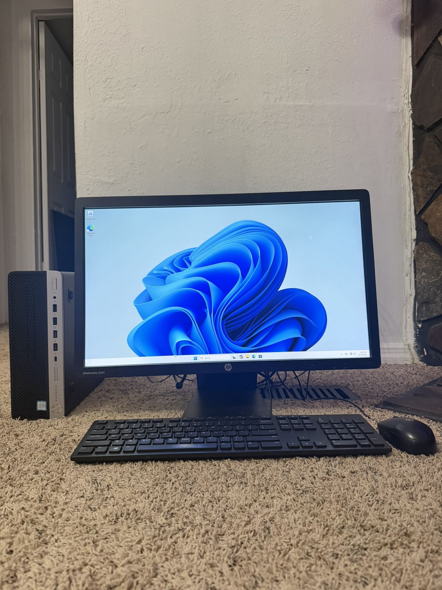 HP ProDesk Desktop Computer System SSD HD