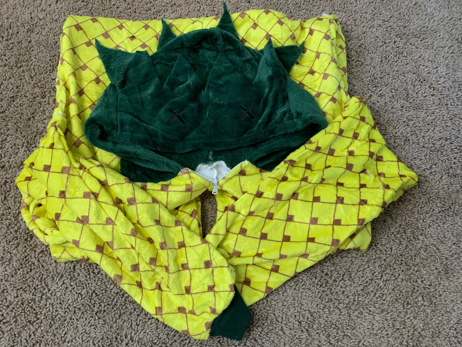 Fruit Pineapple Adult/Teen Onesie Costume