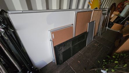 White Boards of various sizes.
