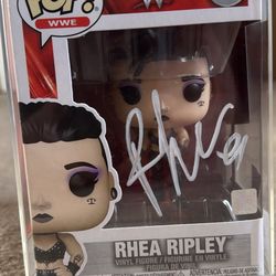 Rhea Ripley Signed WWE Funko Pop #122 