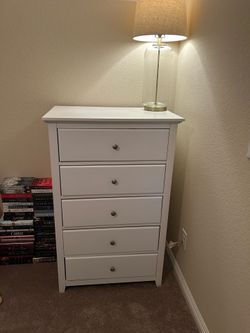 Twin Bed, Mattress, and Dresser Set