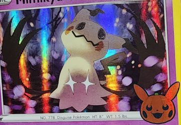 Mimikyu Pokemon Card Holo 2020 Trick Or Trade Halloween Special