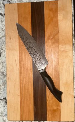 Handmade Walnut, Maple & Cherry Cutting Board