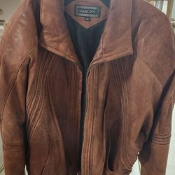 Saxony Real Leather Jacket