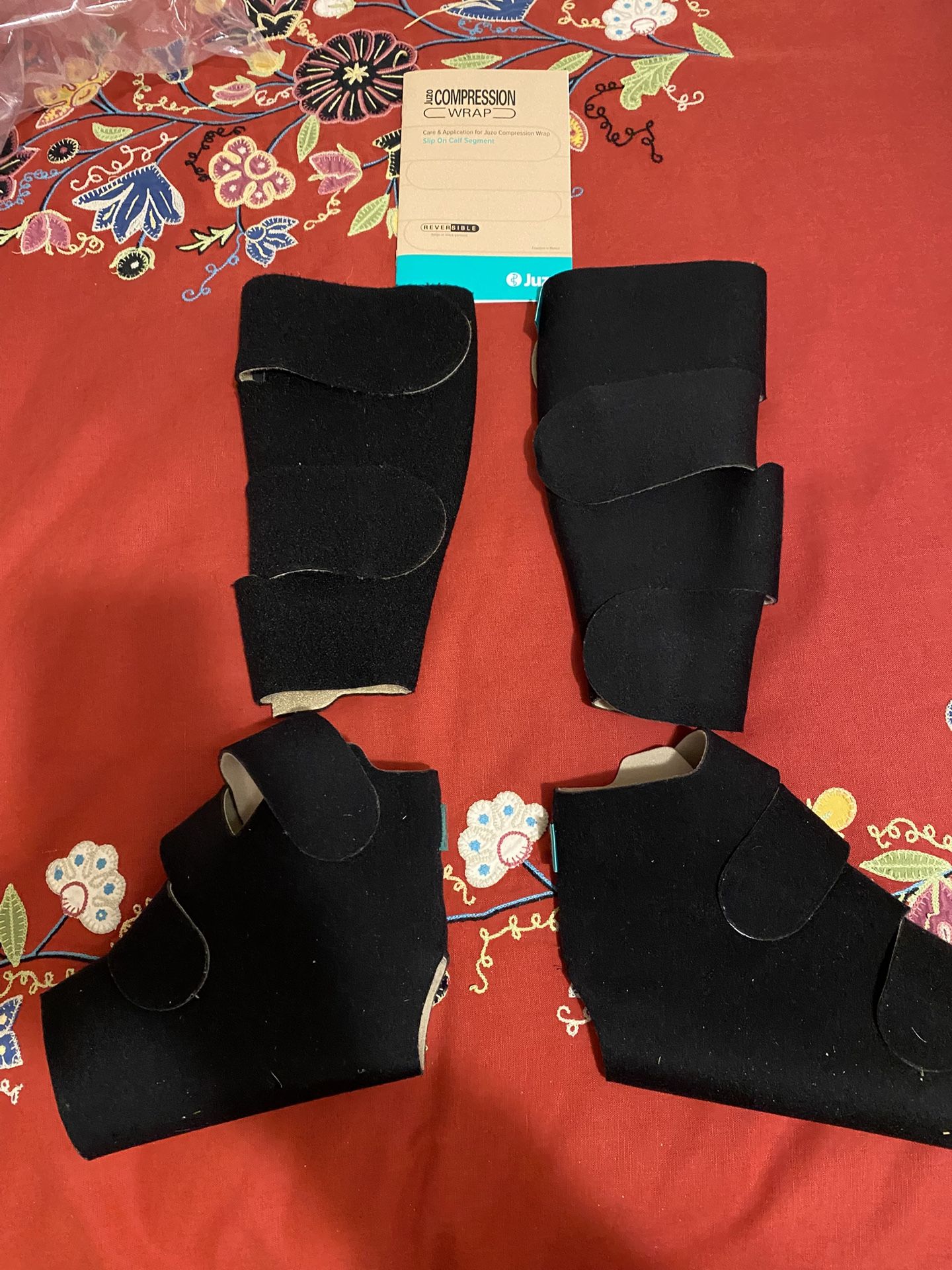 2 Sets Juzo Compression Calf And Ankle Wraps