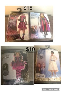 Girl Child Halloween Costumes Size Small & Medium *Read Description*