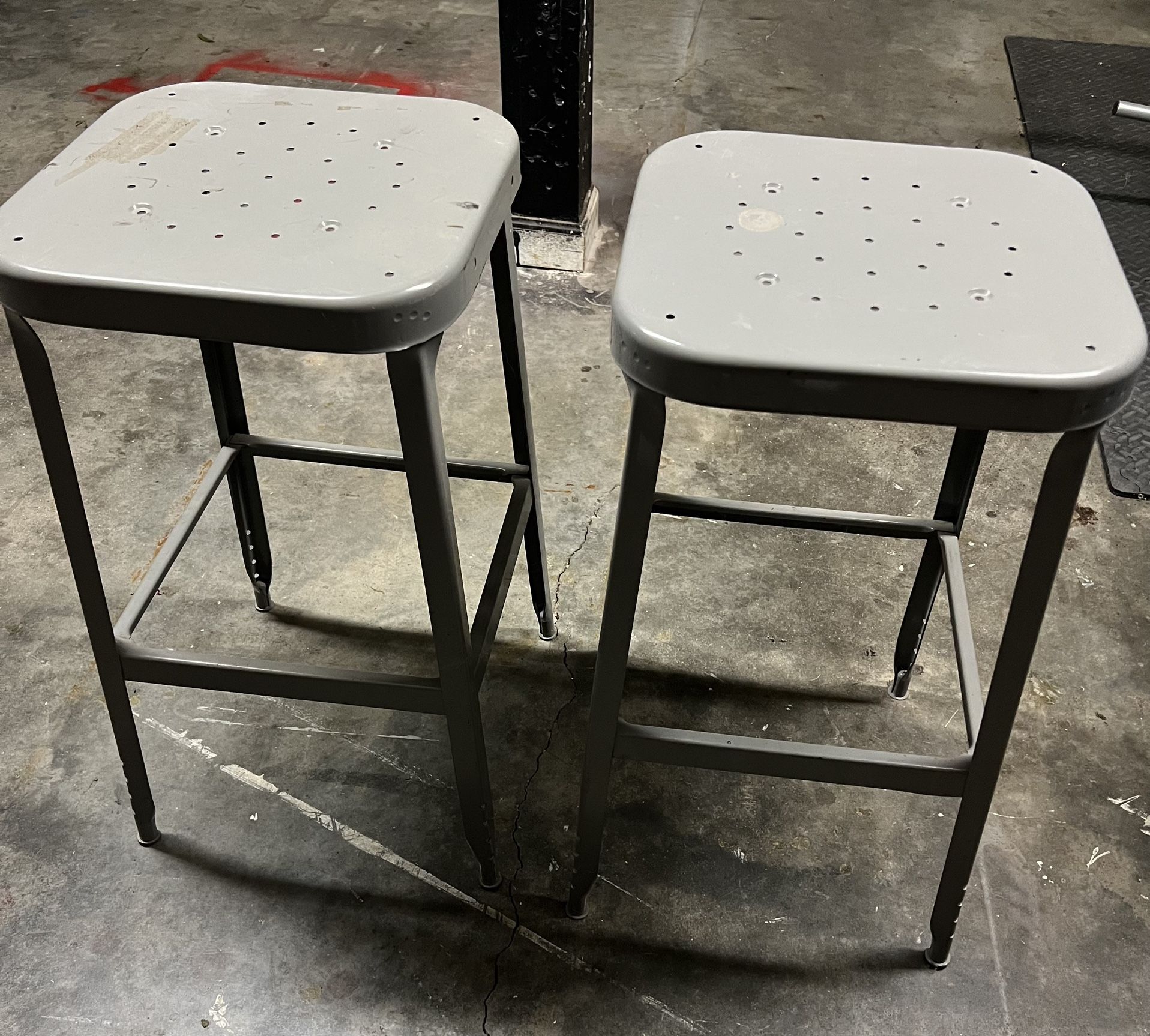 Metal Stools (2)