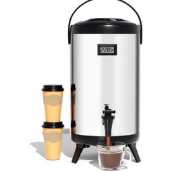 Wantjoin Insulated Beverage Dispenser Coffee Drink Hot Cold