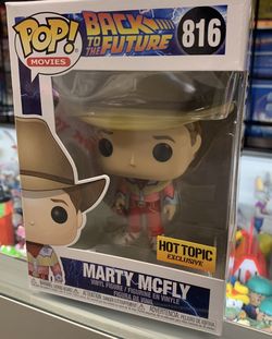 *Rare* Marty Mcfly Cowboy Pop Back To The Future Part 3