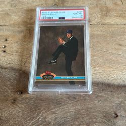 1991 Stadium Club Nolan Ryan PSA 8