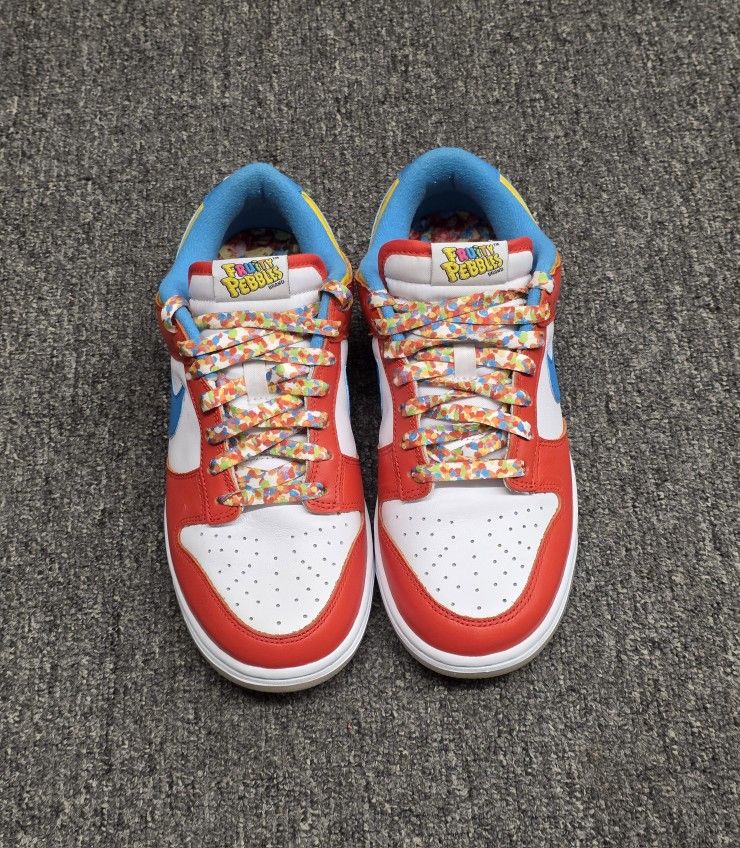 Nike Dunk Low x LeBron James x Fruity Pebbles Red Men’s Size 6.5 DH8009-600