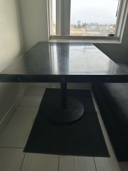 Black Iron Dining Table