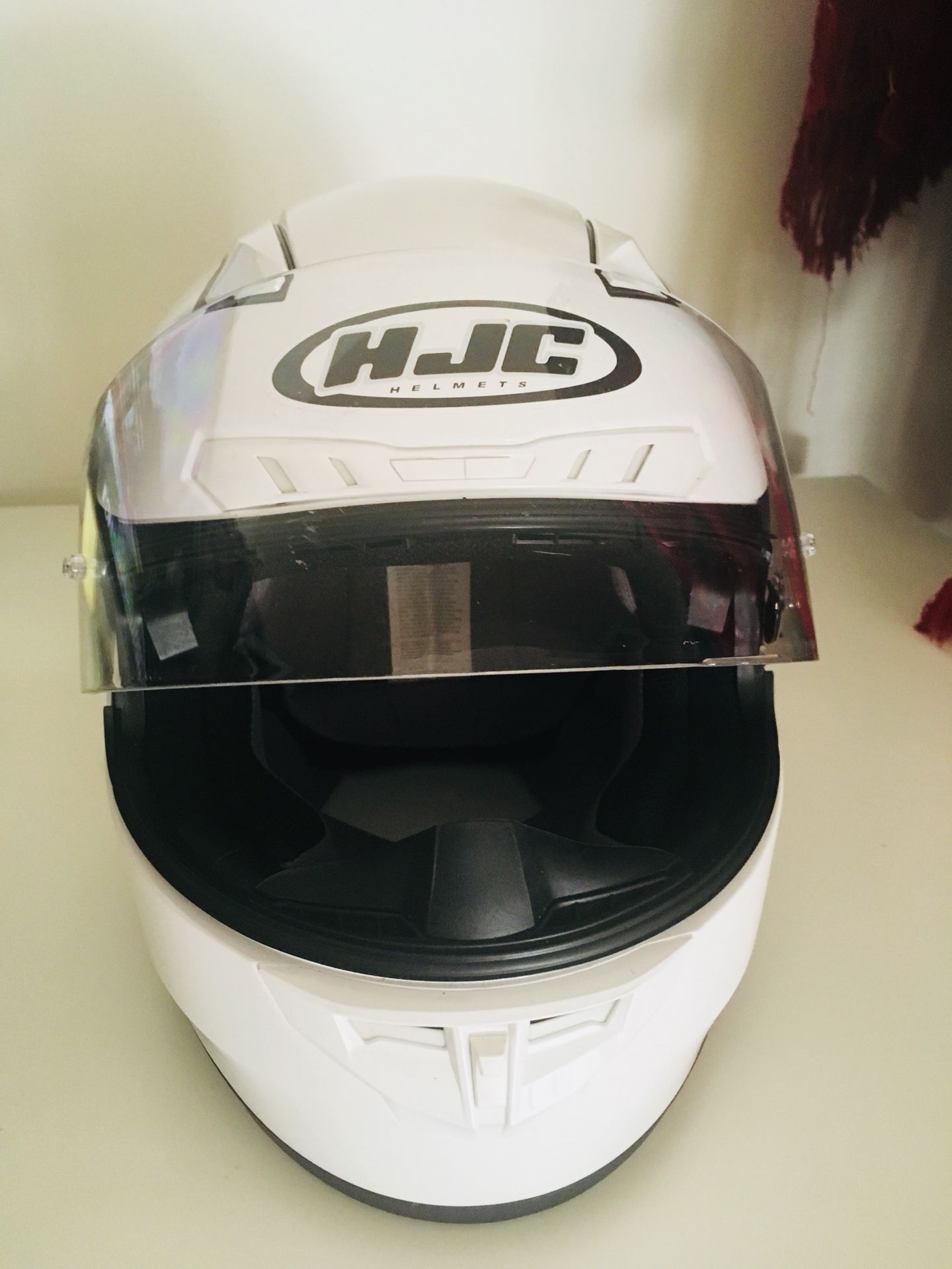 HJC CL-17 unused White Helmet. Mint condition!