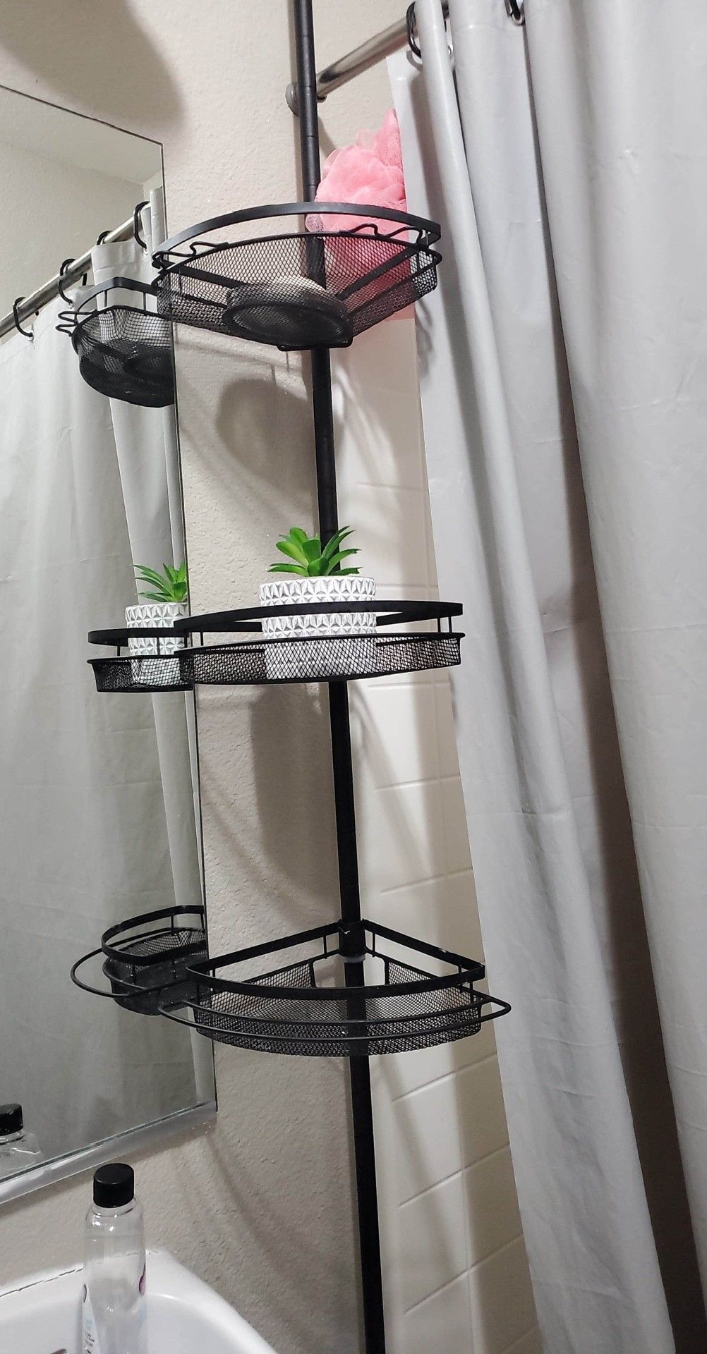 3 tier bathroom wall shelves/caddy