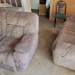 Recliners Couch And Loveseat 