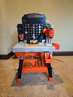 Kids tool work bench set
