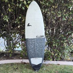 6’2 Cash Surfboard Pin Tail 