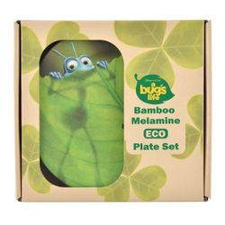 Disney Pixar A Bug's Life Bamboo Melamine Plate Set
