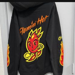 FLAMIN Hot 🔥CHEETOS HOODIE  Size SM -Backpack & Accessories In Profile 