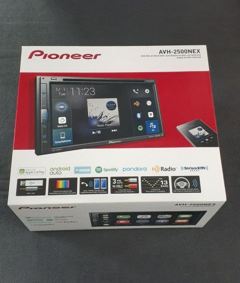 NEW! Pioneer DVD Apple Carplay Android Auto Receiver