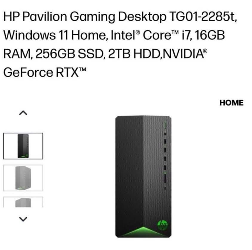 HP Gaming PC i7 RTX 3060