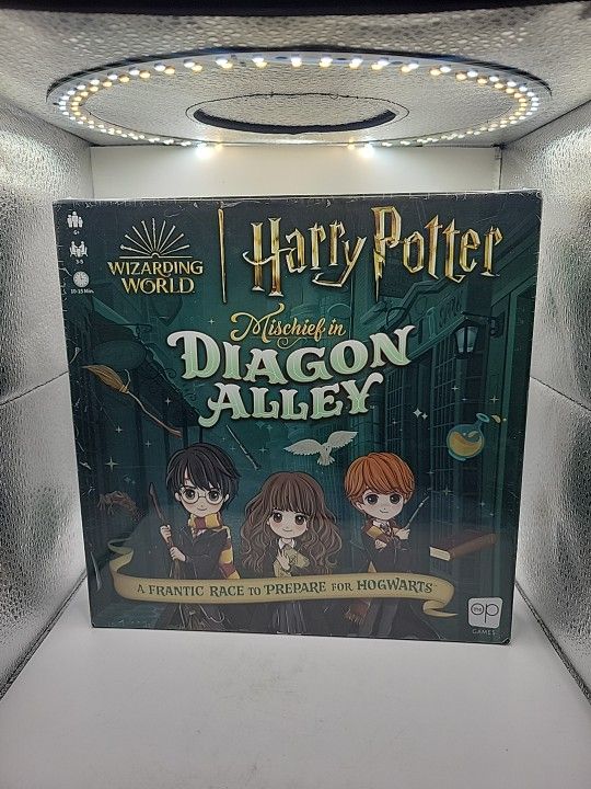 Harry Potter Mischief On Diagon Alley Family Strategy Board Game NEW SEALED