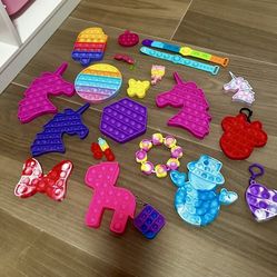 22 Piece Fidget Pop It Toys 