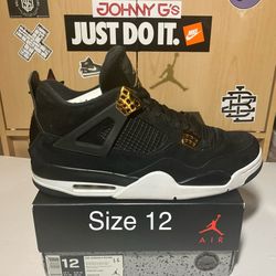 Size 12 - Jordan 4 Royalty 