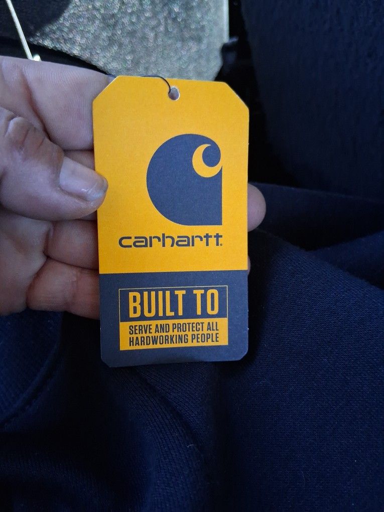 Car hart Hooded Zip Up Sweater Size Med Womans