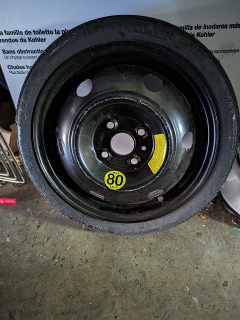 Donut Spare Tire For Compact To Mid-size Sedan