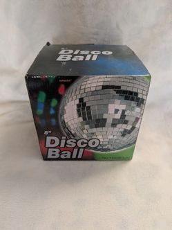Brand new in box 8" disco ball.