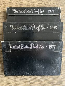 1977, 1978, 1979 US Proof Sets