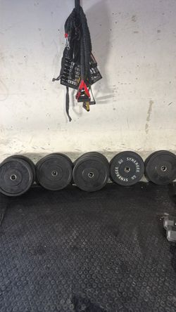 Bumper Plates – 270 lb Set