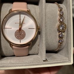  NEW MICHAEL KORS WATCH & BRACELET-Cool