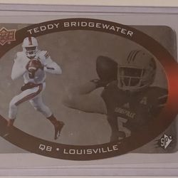 Teddy Bridgewater Rookie SPX 2014 Louisville Vikings 