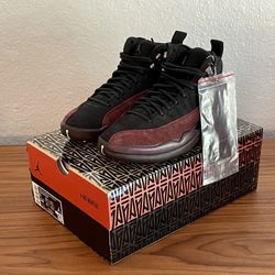 Jordan 12 Retro x A Ma Maniere Black Size 5W/3.5M DS DV6989-001