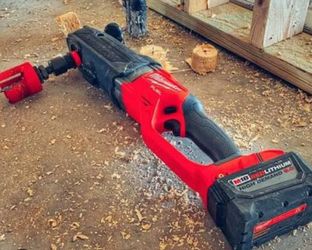 Milwaukee M18 FUEL SUPER HAWG 1/2" Right Angle Drill.