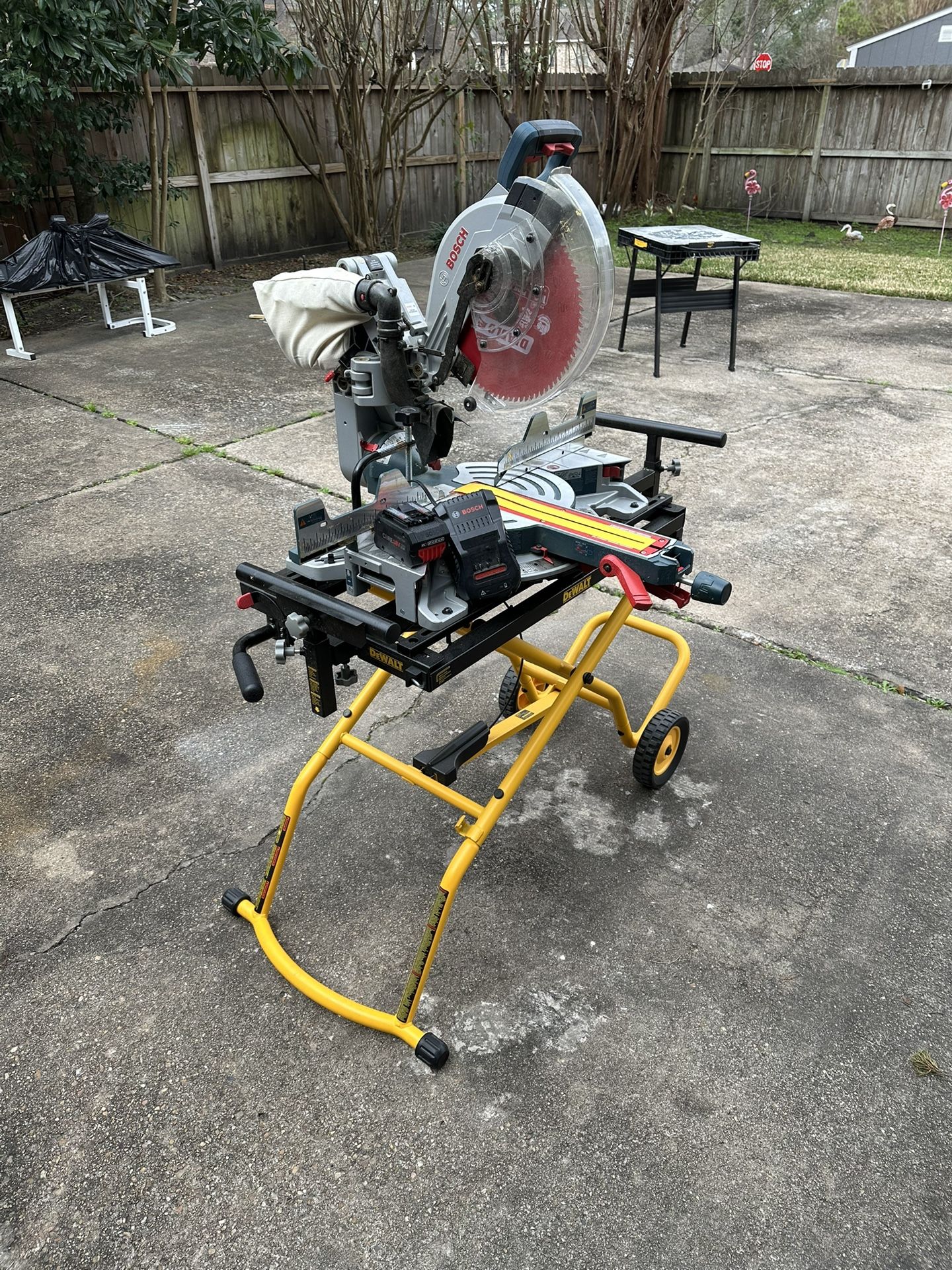 Bosch 18V Profactor 12" Slide Miter Saw /w Miter Stand