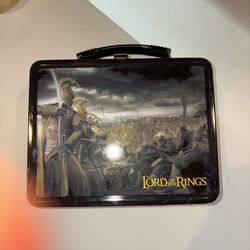 Vintage the Lord of the rings NECA Limited edition Tin lunchbox with thermos brand new never used