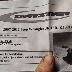  Jeep Rear Lift Kit