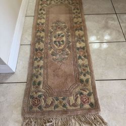 Antique Chinese Runner Rug 68”x24”