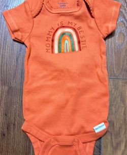 Gerber Girls 0-3 Month Short Sleeve Onesies 6 Pack