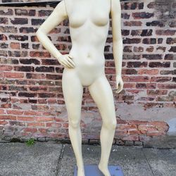 Mannequin Female Full Size With Metal Base