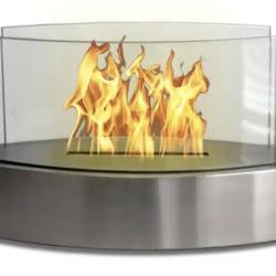 Tabletop Fireplace Model Stainless Steel