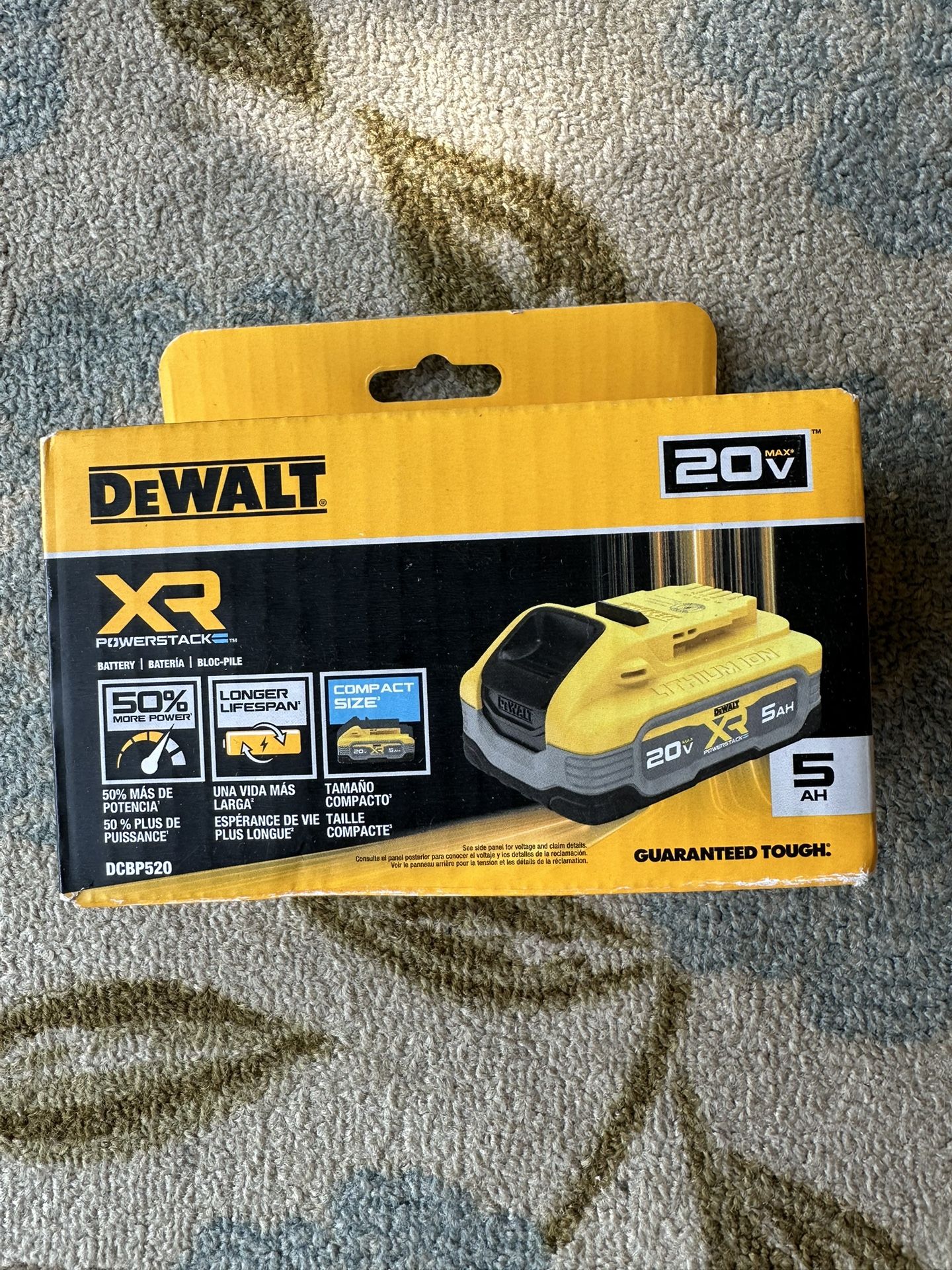 DeWalt PowerStack 5.0 Battery