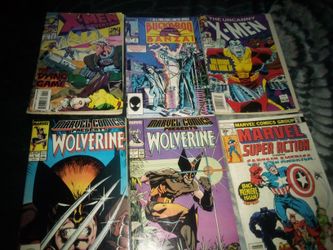 6 Collectable Marvel Comic Books $60 Obo
